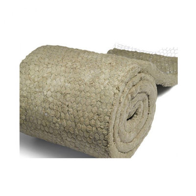 Refractory Insulating Fireproof Rockwool Roll Mineral Wool Insulation Blanket For Roof Building Materials